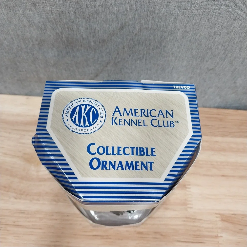 American Kennel Club Ornament Black Labrador Retriever Dog 2004 Vintage Black